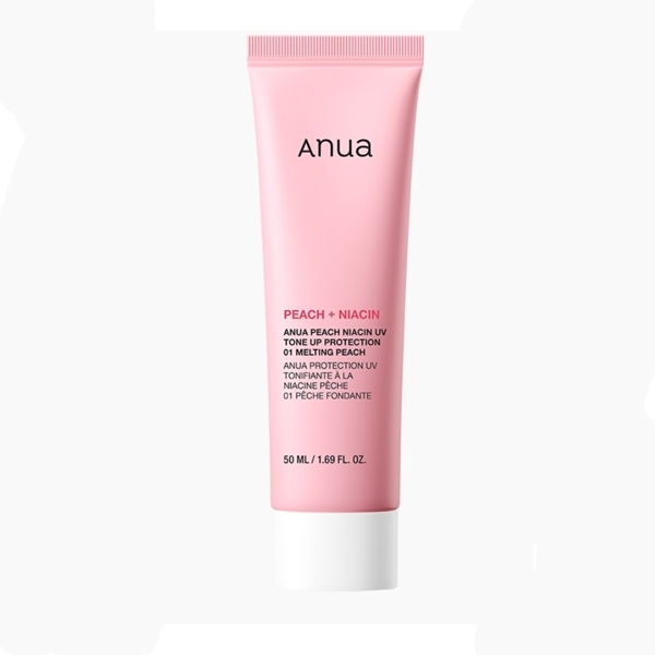 Тонирующий солнцезащитный крем Anua Peach Niacin UV Tone Up Protection 01 Melting Peach SPF50+ PA+++