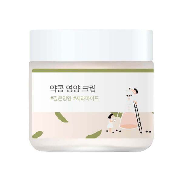 Крем для лица питательный с экстрактом черной сои Round Lab Soybean Nourishing Cream, 80мл
